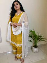 Mustard lining Suit Set
